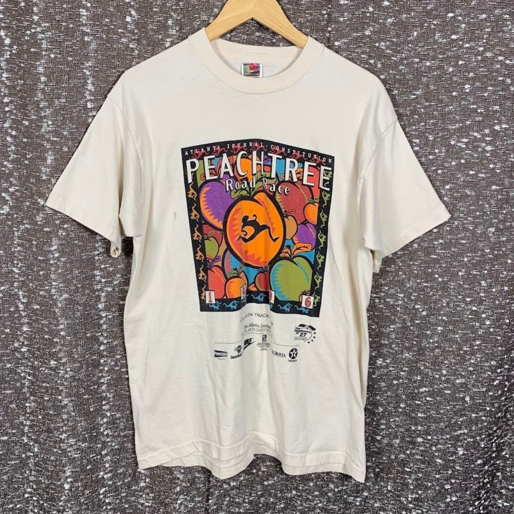 VTG 1996 Peachtree Road Race T-Shirt Fruit of the Loom Atlanta Track Club XL